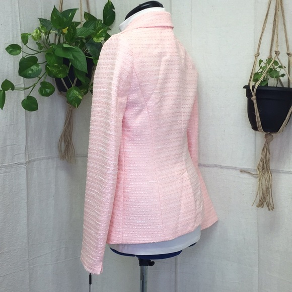 Calvin Klien orange tweed jacket, no closure - Picture 6 of 8